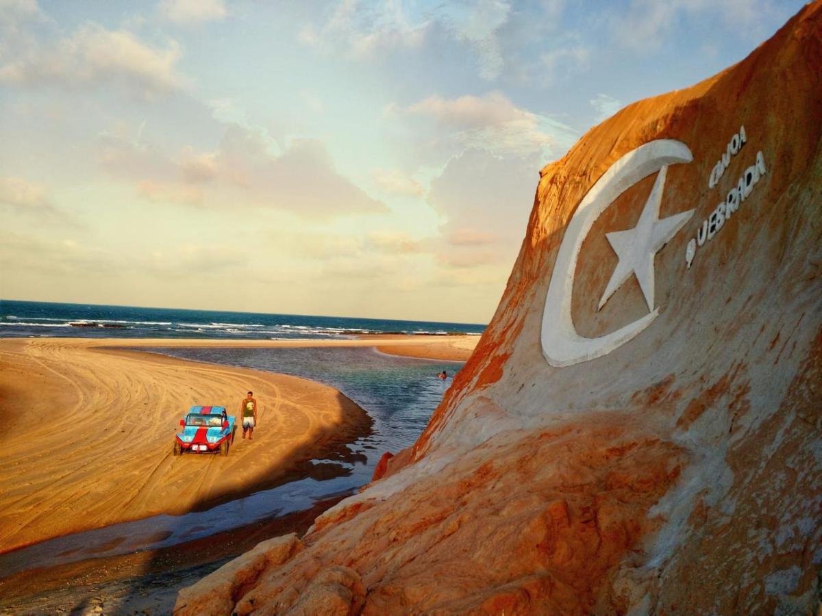 Subindo As Dunas Chales Canoa Quebrada Bagian luar foto